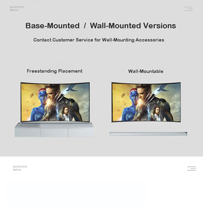 Wholesale Curved Flat 50 75 85 100 Inch Large LED Television High Color HD Display Smart Version for Household Hotel Project - Product Image 6