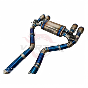 Sistema de Escape Catback Vortex de Aleación de Titanio Grado 5 de 76 mm/3 Pulgadas, Color Azul Quemado, para F80 F82 M3 M4, con Válvulas, Fácil Instalación - Product Image 5