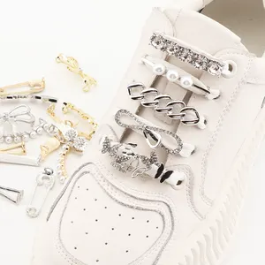 Clips Shiny Rhinestones Shoelaces Charms Sneakers AJ/AF Jeweled Vintage Shoelace Decorative Luxury Shoe Laces Decoration