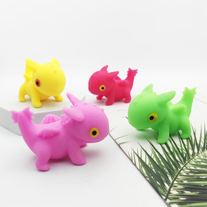 Jincan Venta al por Mayor Nuevo Juguete Antiestrés de Goma Blanda TRP Little Dragon Vent Toy, Dinosaurio de Goma Divertido para Amasar y Aliviar el Estrés - Product Image 5