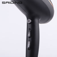 Sèche-cheveux ionique professionnel 2200W pour usage domestique d'hôtel Nouveau coup personnalisé en plastique électrique sans danger pour concentrateur extérieur