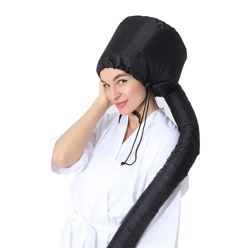 Bonnet souple Capuchon de fixation pour sèche-cheveux avec bandeau pour la coiffure, le conditionnement en profondeur et le séchage des cheveux