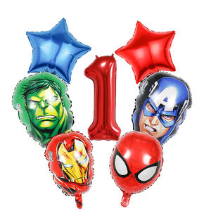 En gros 32X48cm <span class=keywords><strong>Avengers</strong></span> Film En Aluminium Ballons pour <span class=keywords><strong>Anniversaire</strong></span> Halloween Fête des Mères Diwali Parti Décorations De Bureau Layouts - Product Image 5