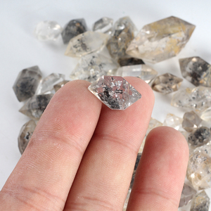 Đá Herkimer 100g, tinh thể thạch anh lấp lánh hai đầu, đồ thủ công bằng pha lê giá rẻ khác đang được bán - Product Image 3