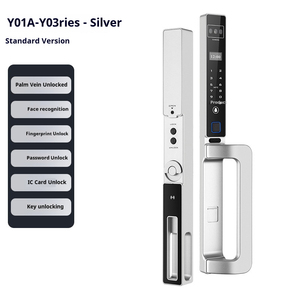 A-Y03 tam otomatik akıllı kilit standart Edition IP67 su geçirmez kırık köprü alüminyum kapı palmiye ven 3D yüz tanıma - Product Image 2