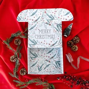 Caja de regalo de Navidad de lujo personalizada Impresión de cartón para compañero de negocios Elf <span class=keywords><strong>Bar</strong></span> Caja de dos piezas - Product Image 4