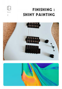 Guitare électrique de qualité supérieure pour débutants, en palissandre et érable, service de vente en gros, instrument à cordes - Product Image 2