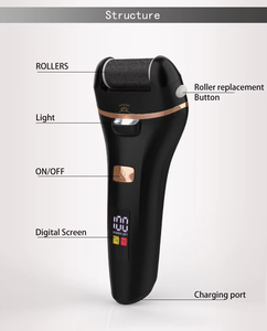 Soins des pieds professionnels pédicure exfoliant Machine peau morte épurateur callosités élimination électrique pied calleux dissolvant - Product Image 6