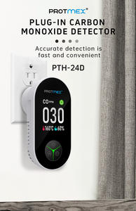 PTH-24D Mini CO Monitor Soket Penganalisa Kualitas Udara Monitor Detektor <span class=keywords><strong>Gas</strong></span> CO Colokan untuk Dapur Rumah - Product Image 3