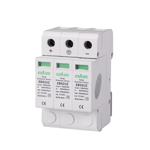 Protector Contra Sobretensiones SPD Dc EBS2UZ 20kA-100KA T1 T2T1+T2 Tipo Pararrayos Solar Protector Contra Sobretensiones Fotovoltaico - Product Image 1