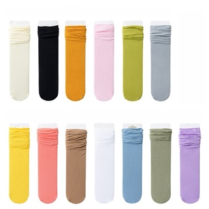 Calcetines de Algodón para Mujer, Diseño Personalizado OEM, Calcetines Cortos Transpirables de Verano, Color Sólido, Absorbentes de Sudor, con Logotipo - Product Image 6