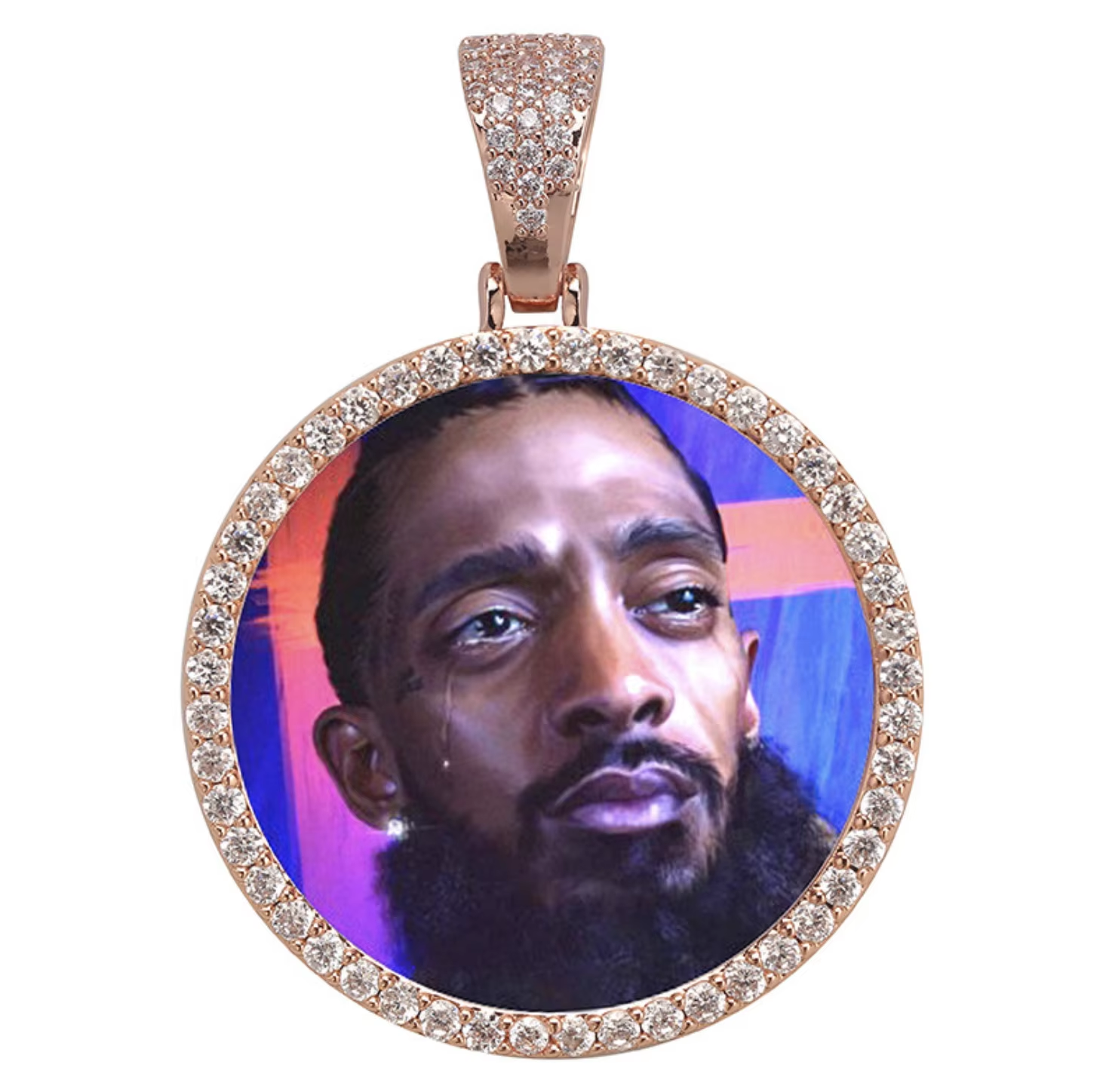 Oro rosa grande cerchio