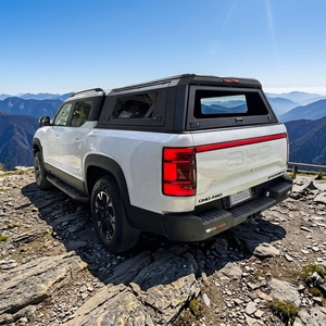 Cubierta Retráctil Impermeable 4X4 de Aleación de Aluminio para Camioneta, Carcasa para <span class=keywords><strong>Camper</strong></span> para Toyota, con Ventanas Corredizas y Techo Rígido con Cierre - Product Image 4