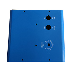 Châssis en tôle d'aluminium Rongtu anodisé bleu, modèle 100, personnalisable, pour Ebay - Product Image 1