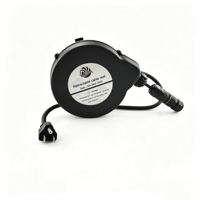 Rallonges électriques certifiées CE, enrouleur de câble rétractable DYH-1606, acier inoxydable, plastique PP, 220V/50Hz, 3200W, appareils électroménagers