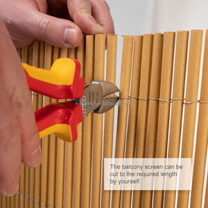 Bahçe balkon teras için yapay hasır Eeed hava PVC gizlilik perde çit - Product Image 4