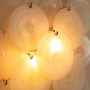 Lámpara de pared de cristal Healing Home Cream, redonda, con LED E27, acabado dorado, para sala de estar y dormitorio - Product Image 4