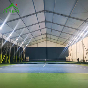 Carpa Personalizable para Cancha de Tenis Interior Extendida de 30x60m, con Techo Transparente, Resistente al Fuego, Impermeable, de PVC y Aluminio - Product Image 4