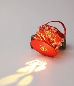 Customize Unique Horse-patterned Folding Paper Lamps Built-in Lithium Battery Waterproof Recyclable Hollowed-Out Night Gift