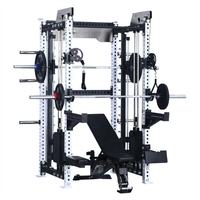 Station multifonctionnelle de fitness : Machine Smith, Crossover, Rack de Squat, Multi-station