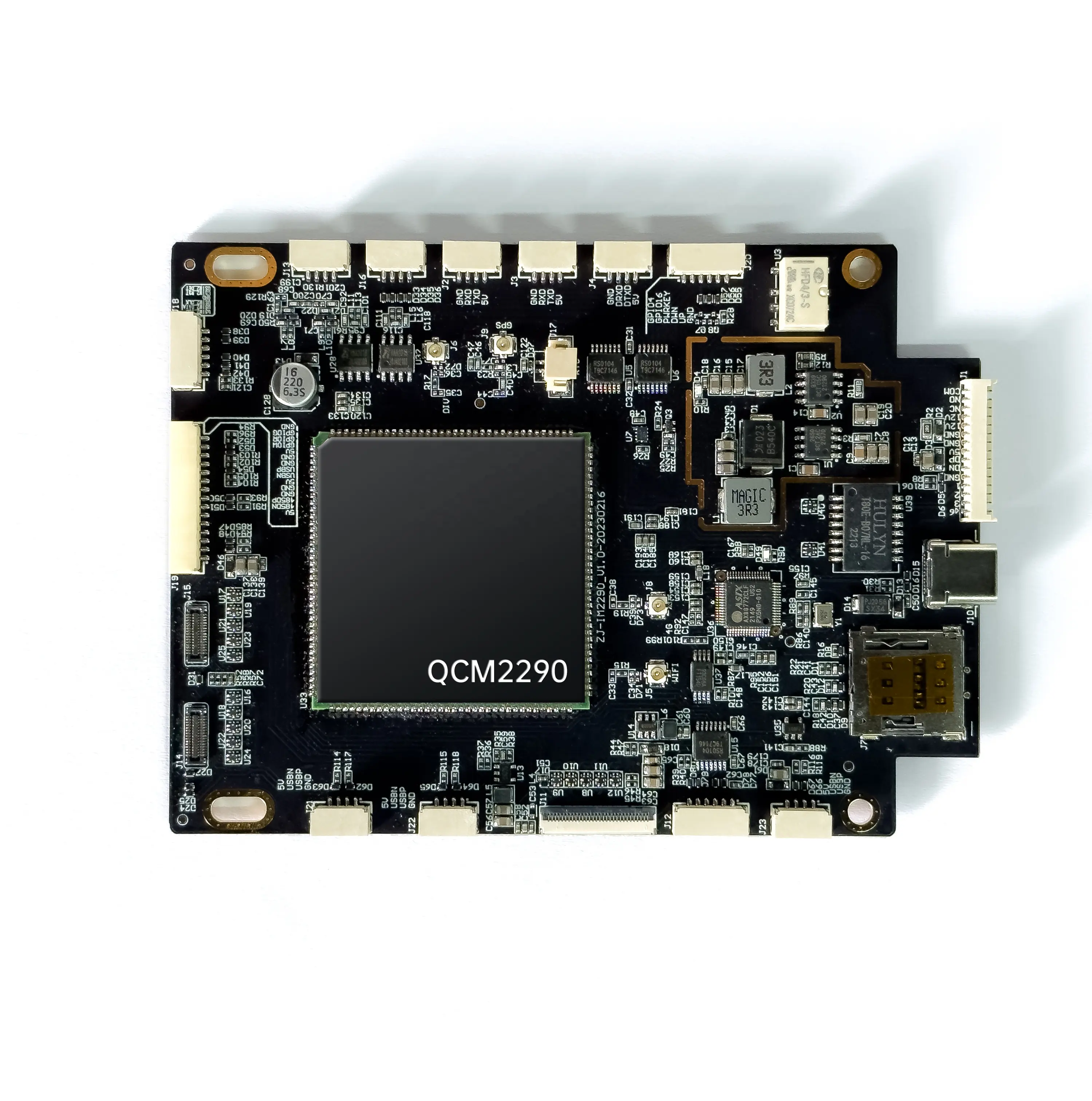 Qualcomm QCM2290 Android papan pengembangan GT290 dengan tampilan sentuh untuk pertengahan, PND, POS, router, kendaraan pintar LTE Cat 4 Mainboard
