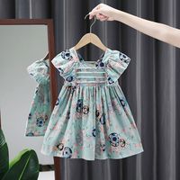 Nouvelle Robe d'Été Sans Manches pour Filles, Robe à Bretelles pour Bébé, Vêtements de Mode pour Bébé