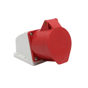 RED IP44 three phase 16 Amps LTH 115 125 Industrial Socket Industrial plug and socket