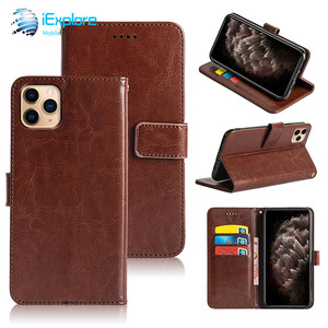 Custodia Protettiva per Telefono di Lusso Flip Back in Pelle PU Artificiale Antiurto con Porta Carte Design Business per iPhone <span class=keywords><strong>13</strong></span> - Product Image 1