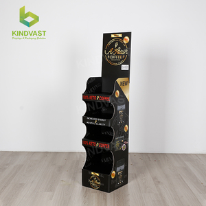Présentoirs de supermarché pour aliments, pommes de terre, Chips, café, grains, chocolat, présentoir de sol en carton personnalisé - Product Image 3