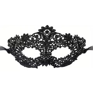 Set di 2 Eleganti Maschere in Pizzo Nero per Coppie - Perfetto per Feste Veneziane, Carnevale e Celebrazioni di Halloween - Product Image 4