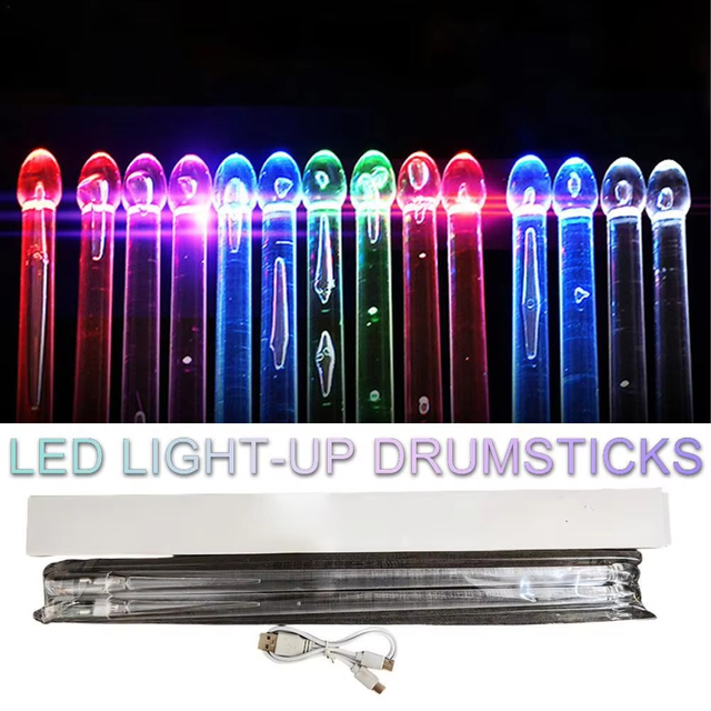 LED Light Glow Sticks Jazz15 Warm White Gradient Lights USB Charging with ON/OFF