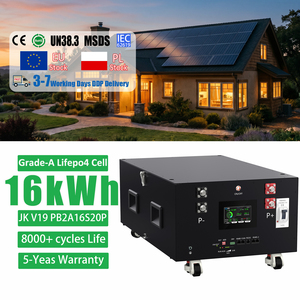 Stock en Polonia, Entrega Rápida DDP, Batería Lifepo4 JK V19 BMS de 48V 51.2V 15kwh 16kwh, Almacenamiento de Energía para Sistemas Solares Domésticos - Product Image 1