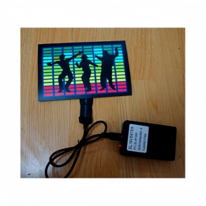 Pegatina <span class=keywords><strong>de</strong></span> hoja EL activada por sonido con adecuado para coches/bares/KTVS/discotecas, creando un efecto interactivo <span class=keywords><strong>de</strong></span> música y luz - Product Image 4