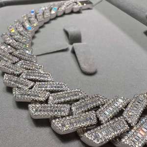 Bracelet cubain en moissanite pour usage quotidien et occasions spéciales, avec fermoir sécurisé, disponible au meilleur prix. - Product Image 6