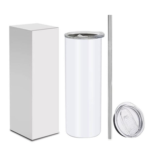 Giá rẻ 20 oz 30 oz cách nhiệt thăng hoa gầy thẳng cốc bằng thép không gỉ vớ<span class=keywords><strong>i</strong></span> rơm - Product Image 5