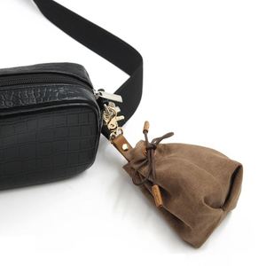 Sac de rangement en toile pour nourriture pour animaux de compagnie, avec cordon de serrage, pour l'extérieur, petite pochette pour friandises pour chien avec grande ouverture - Product Image 3