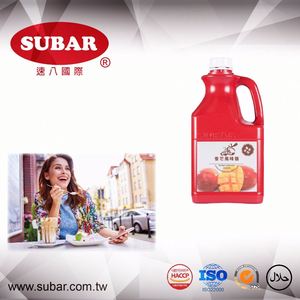 ซอสปรุงรสมะม่วงน้ำซุปข้นผลไม้เข้มข้นส่วนผสมไอศกรีมของหวานสมูทตี้จำนวนมาก - Product Image 3