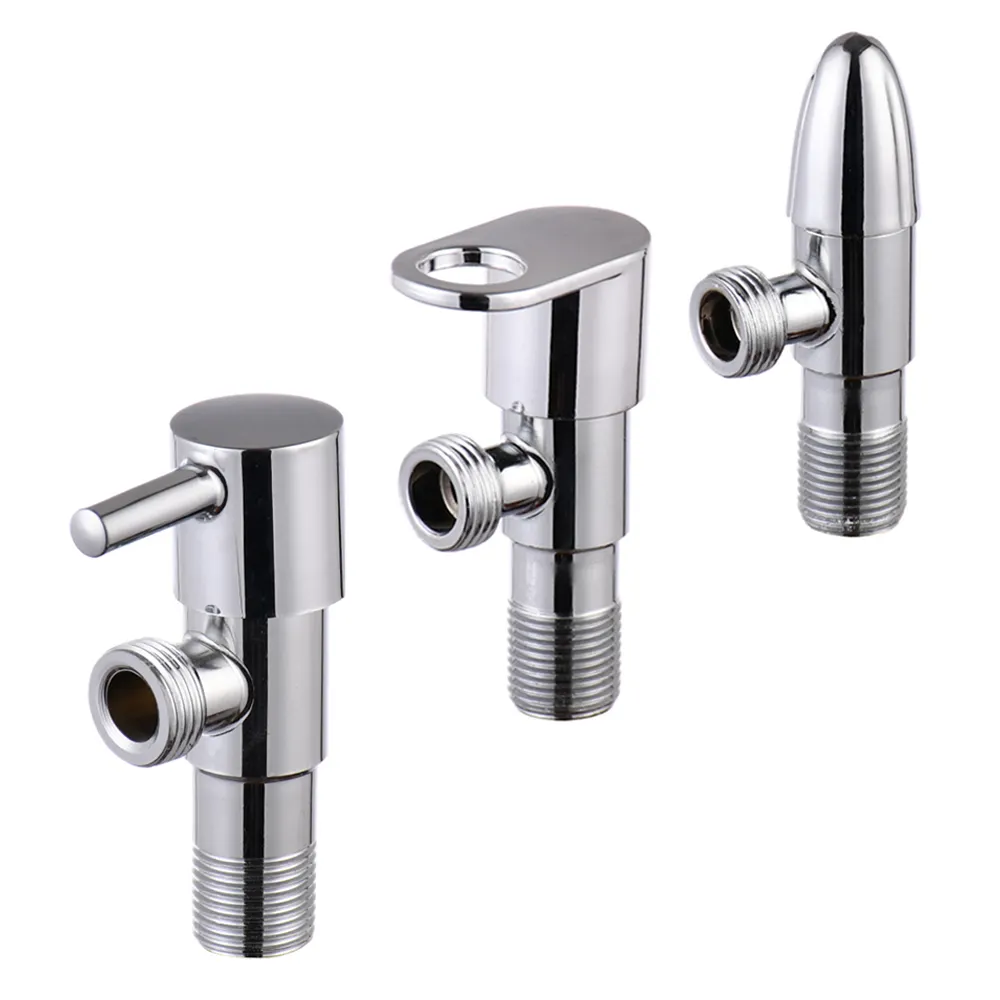 Factory Direct Wholesale Stainless Steel Angle Valve Bathroom Wash Basin Sus304 1/2 Angle Stop Valve Toilet