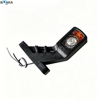 Feu de position latéral pour camion poids lourd, lampe indicatrice LED 3-en-1 avec fonctions rouge/blanc/ambre, nouveau, haute qualité, fabricant