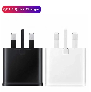 Cargador de Pared USB Universal para Teléfono Móvil de 15 W y 10 W, Adaptador de Corriente QC3.0, Adaptador de Viaje con Enchufe de 3 Pines para Reino Unido, para <span class=keywords><strong>Samsung</strong></span> S6 S8 S9 S10 - Product Image 4