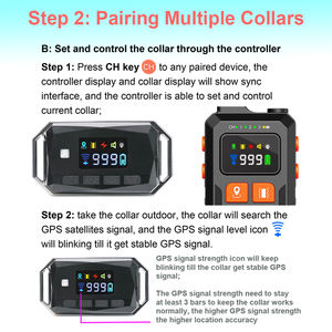 Le plus récent collier d'entraînement de clôture de chien GPS sans fil avec support de télécommande Vibration de bip vocal pour l'entraînement des animaux de compagnie - Product Image 3