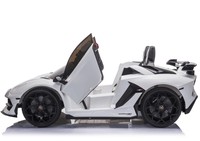 Voiture électrique pour enfants sous licence LAMBORGHINI, 2 places, télécommande 2.4G, portes à ciseaux, 12V, voiture à batterie pour enfants