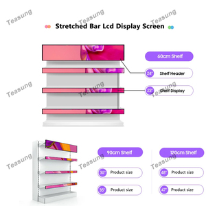 Siêu rộng thương mại kệ màn hình Stretch Bar LCD 24/19.5inch màn hình hiển thị signage Kệ hiển thị HD <span class=keywords><strong>Video</strong></span> <span class=keywords><strong>Player</strong></span> - Product Image 5