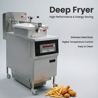 Friteuse à pression de poulet frit de grande capacité 380V 24L Friteuse à pression commerciale électrique industrielle en acier inoxydable