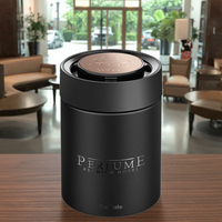 Diffuseur d'air de voiture de luxe en verre massif Carmate avec parfum naturel longue durée, placement dans le porte-gobelet