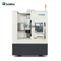 Mini tour CNC vertical VTC500, tour vertical de haute précision pour le travail de petites pièces