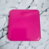 Palette carrée portable en ABS vide pour gel, revêtement UV, personnalisable, pour nail art DIY, cosmétiques et maquillage, boîte de recharge en gros