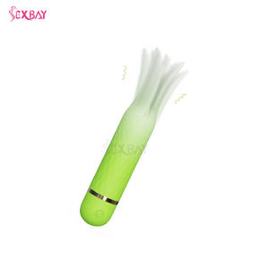 SEXBAY Milieuvriendelijke siliconen dubbelkopvibrator gecombineerde stamper G-spot vibratie vrouwelijk seksspeeltje - Product Image 1