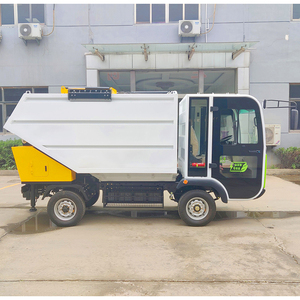 Vari telai chiusi Bin Cabin Cargo collection immondizia compressa 4 ruote ricaricabile veicolo elettrico ascensore camion della spazzatura - Product Image 4