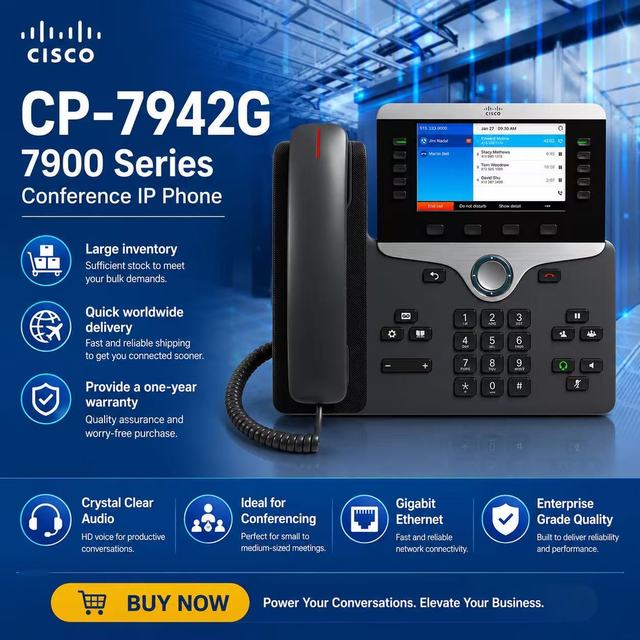 Original for CP-7942G 7900 Series Conference IP Phone with 1 Year Warranty in Stock